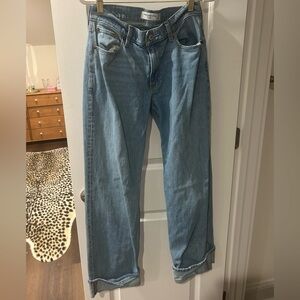 Abercrombie & Fitch Light Blue Low Rise Jeans